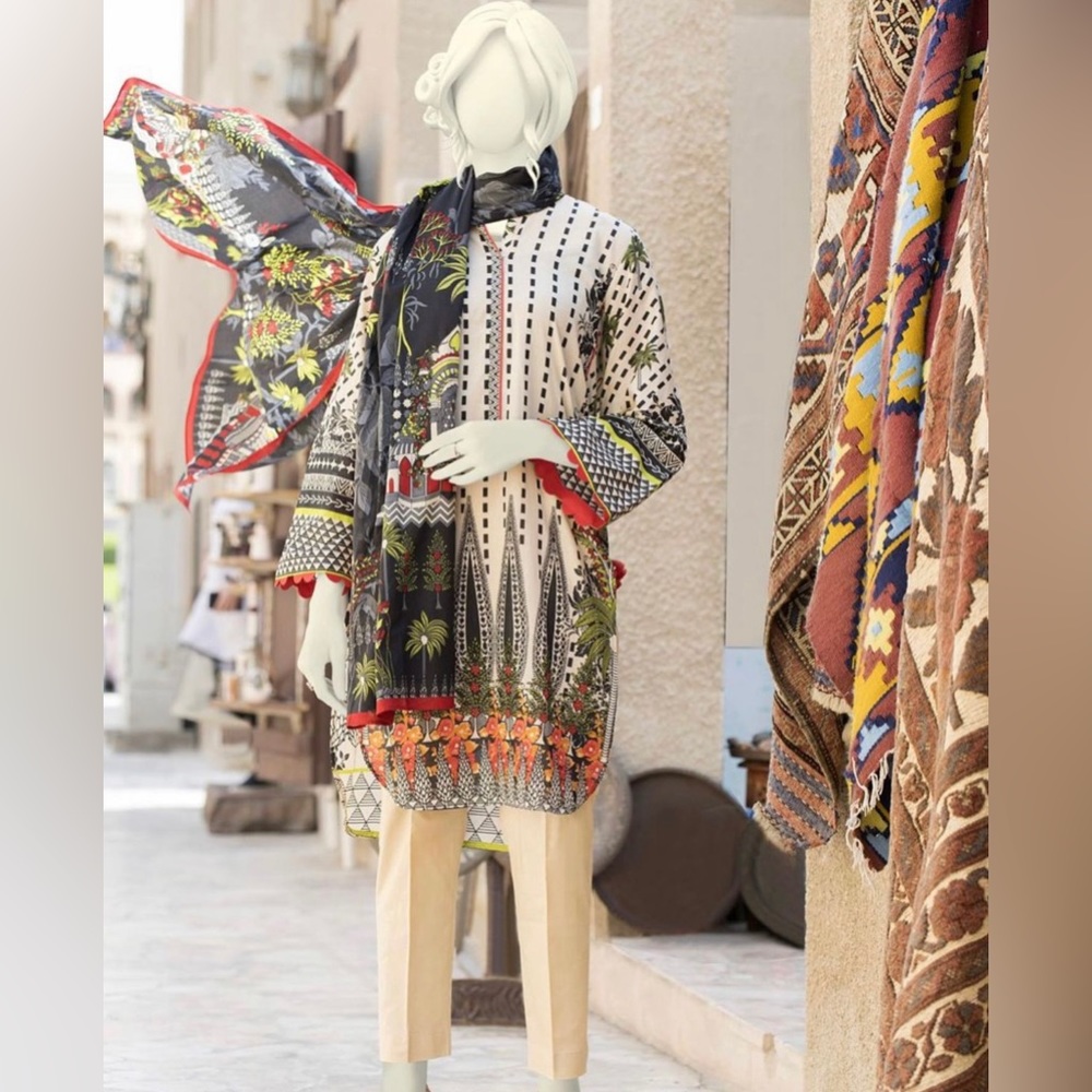 J. 2pc Shirt + dupatta small size